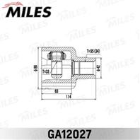 ШРУС FORD MONDEO 00-07 внут.прав. GA12027
