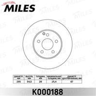 Диск тормозной mercedes w211 200-320 передний d=295мм. k000188