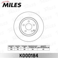 Диск тормозной MERCEDES W220 280-350/C215 500 передний D=312мм. K000184