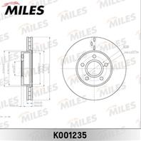 Диск тормозной ford focus ii/iii/c-max 03-/volvo s40 04- передний вент.d=278мм. k001235