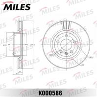 Диск тормозной opel omega a 87-94/omega b 94-03/senator b 87-93 передний d=296мм k000586