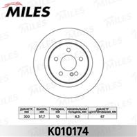 Диск тормозной mercedes w204 180-300 07- задний d=300мм. k010174