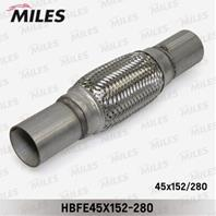 Труба гофрированная с патрубками и внутр. плетением 45x152-280 hbfe45x152-280
