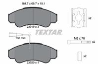 Колодки тормозные дисковые передние 2391901 от производителя TEXTAR