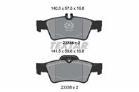 Колодки тормозные дисковые задние 2333403 от производителя TEXTAR