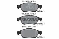 Колодки тормозные дисковые передние антискрип 2491401 от фирмы TEXTAR