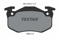Колодки тормозные дисковые задние 2097401 от фирмы TEXTAR