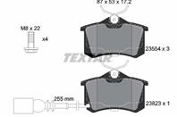 Колодки тормозные дисковые задние 2382301 от фирмы TEXTAR