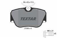 Колодки тормозные дисковые передние 2105503 от производителя TEXTAR