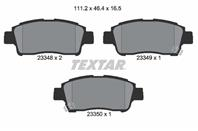 Колодки тормозные дисковые передние 2334803 от компании TEXTAR