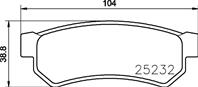Brake pad set  disc brake