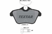 Колодки тормозные дисковые задние 2160601 от компании TEXTAR