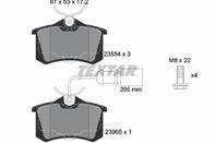 Колодки тормозные дисковые задние 2355403 от компании TEXTAR