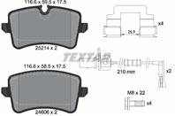 Колодки тормозные дисковые задние 2521403 от фирмы TEXTAR