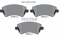 Колодки тормозные дисковые передние 2376601 от компании TEXTAR