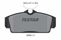 Колодки тормозные дисковые передние 2346302 от фирмы TEXTAR