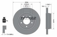 92097303_диск тормозной задний ! bmw e46 1.8-2.8i