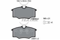 Колодки тормозные дисковые передние 2354601 от производителя TEXTAR
