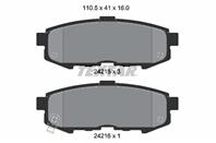 Колодки тормозные дисковые задние 2421501 от производителя TEXTAR