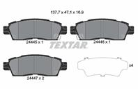 Колодки тормозные дисковые задние 2444501 от производителя TEXTAR