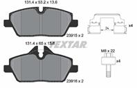 Колодки тормозные дисковые передние 2391508 от производителя TEXTAR