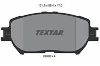 [2392801] Textar Колодки тормозные передние комплект на ось