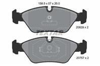 Колодки тормозные дисковые передние 2062902 от производителя TEXTAR