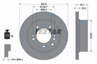 92205000_диск тормозной задний! KIA Sorento 2.5/3