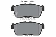 Комплект тормозных колодок, дисковый тормоз