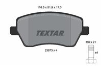 Колодки тормозные дисковые передние 2397301 от компании TEXTAR