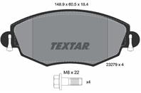 Колодки тормозные дисковые передние 2327904 от фирмы TEXTAR