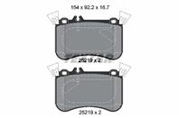 Колодки тормозные дисковые передние 2521905 от компании TEXTAR