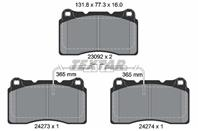 Колодки тормозные дисковые передние 2427301 от компании TEXTAR