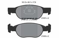Колодки тормозные дисковые передние 2193101 от фирмы TEXTAR