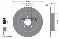 Диск торм. OPEL/CHEVROLET ASTRA J/CRUZE 09&gt зад. 292мм 1 шт (min 2 шт) PRO