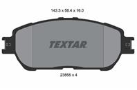 Колодки тормозные дисковые передние 2385501 от фирмы TEXTAR