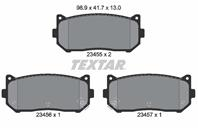 Колодки тормозные дисковые задние 2345501 от фирмы TEXTAR