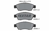 Колодки тормозные дисковые передние 2381701 от компании TEXTAR
