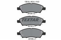 Колодки тормозные дисковые передние 2472401 от фирмы TEXTAR