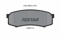 Колодки тормозные дисковые задние 2194701 от производителя TEXTAR