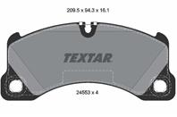 Колодки тормозные дисковые передние антискрип 2455301 от производителя TEXTAR