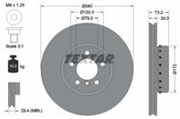 Диск тормозной передний вентилируемый BMW 1-СЕРИЯ F20/F21 (2011&gt) 92264925 - составной диск