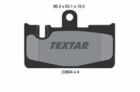 Колодки тормозные дисковые задние 2380401 от фирмы TEXTAR