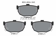Колодки тормозные дисковые задние 2155301 от компании TEXTAR