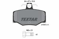 Колодки тормозные дисковые задние 2154501 от производителя TEXTAR