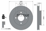 92134803_диск тормозной передний! Mitsubishi Colt