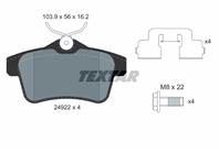 2492204_колодки дисковые задние!\ Citroen DS5/3008 11>