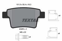 Колодки тормозные дисковые задние 2426001 от фирмы TEXTAR