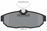 Колодки тормозные дисковые TEXTAR