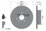 92144003_диск тормозной задний! Nissan X-Trail 2.0/2.5/2.2DCi 01&gt